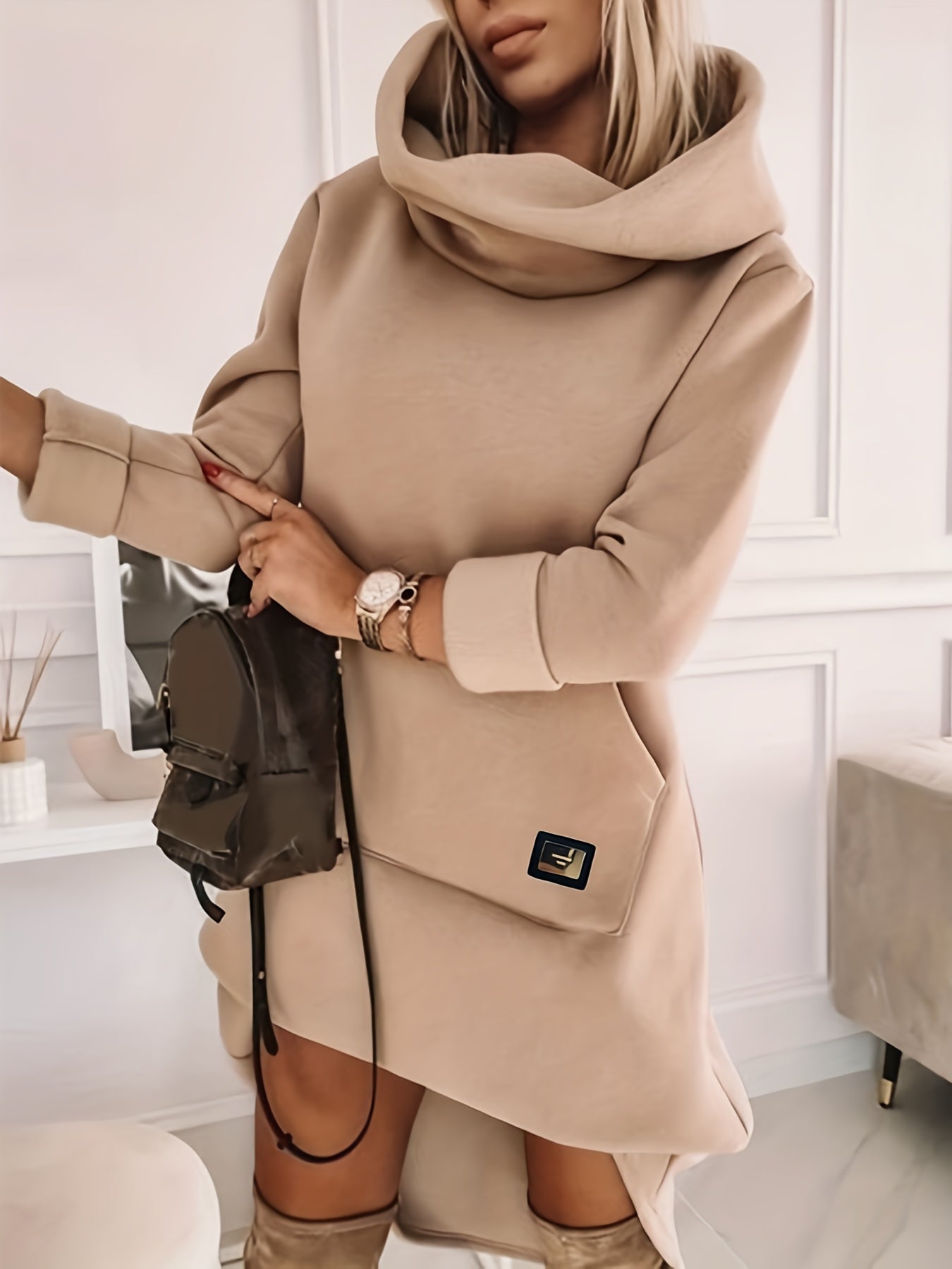 Kapuzen-Sweatshirtkleid von Laurel