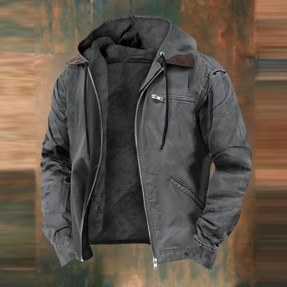 Elarova |  Kapuzenjacke mit mehreren Taschen für Herren