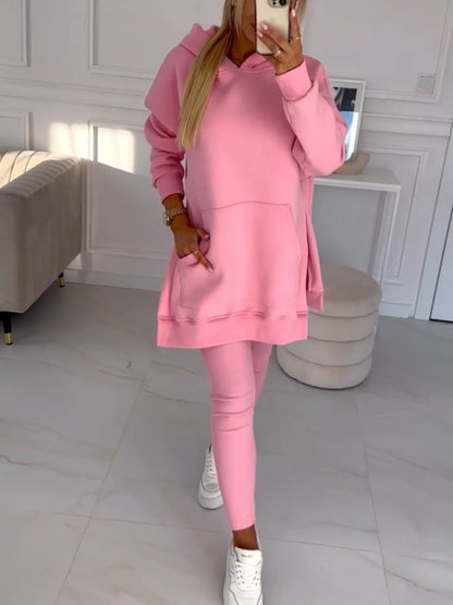 Kapuzenpulli | Leggings 2 in 1