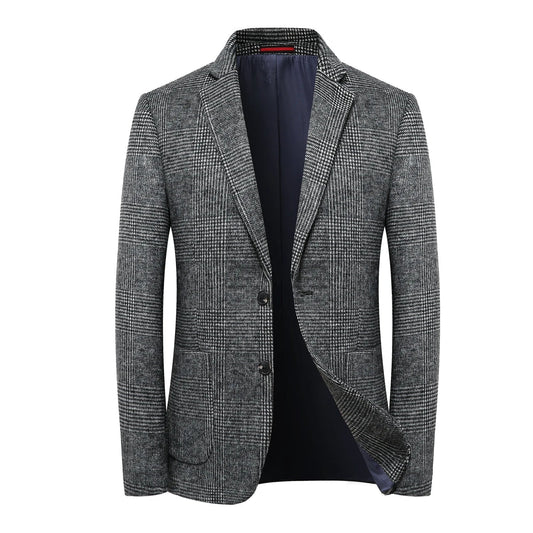 Elarova |  Karierten Blazer für Herren