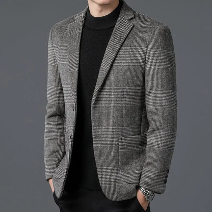 Elarova |  Karierten Blazer für Herren