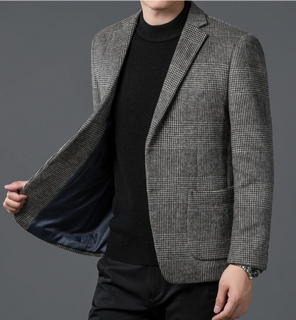 Elarova |  Karierten Blazer für Herren
