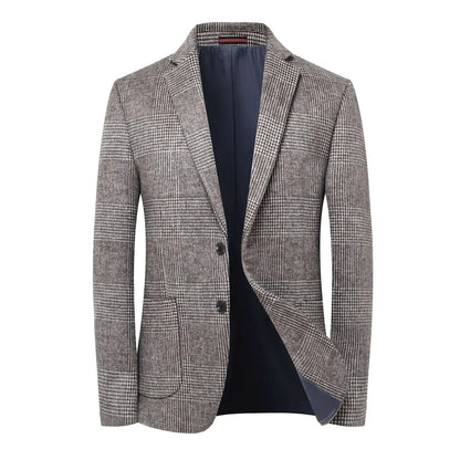 Elarova |  Karierten Blazer für Herren