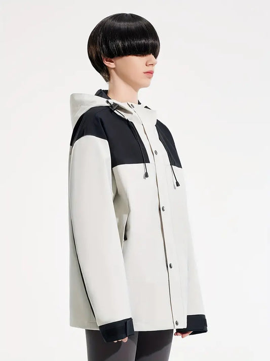 Keyvyn Damen Jacke: Plus Size, farbig, lässig, wind- und wasserdicht