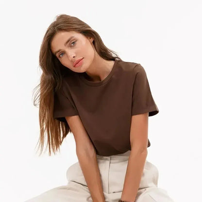 Klara™ - Damen-T-Shirt aus 100% Baumwolle