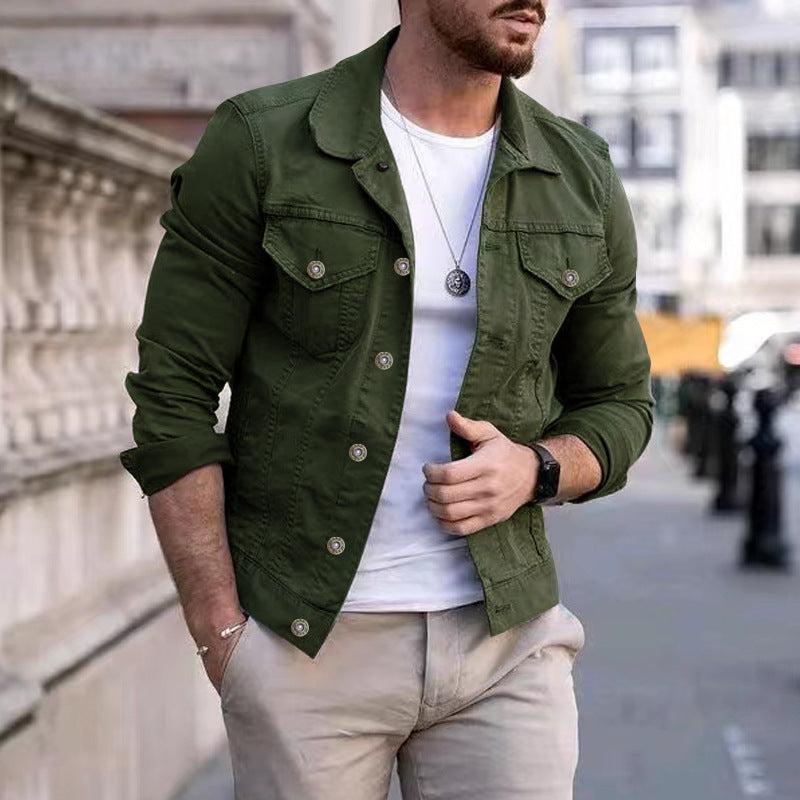 Klassische Herren-Denimjacke im zeitlosen Design - Timur