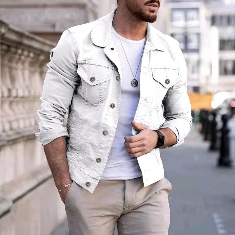 Klassische Herren-Denimjacke im zeitlosen Design - Timur