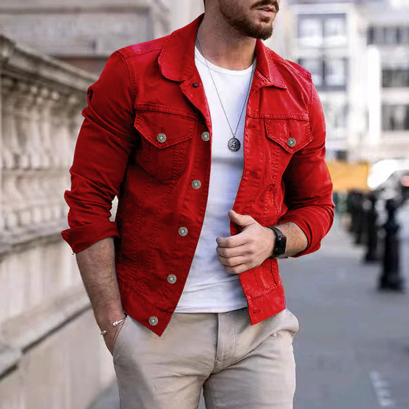 Klassische Herren-Denimjacke im zeitlosen Design - Timur