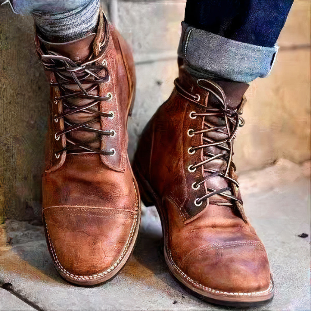 Klassische Herren Schnürstiefel Everett