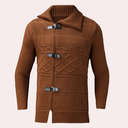 Klassischer Herren Rollkragenpullover aus Merinowolle