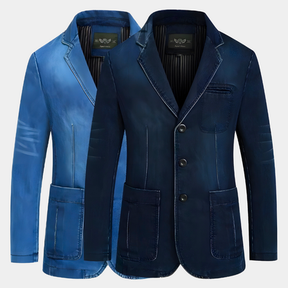 Elarova |  Klassischer Blazer mit Revers für Herren