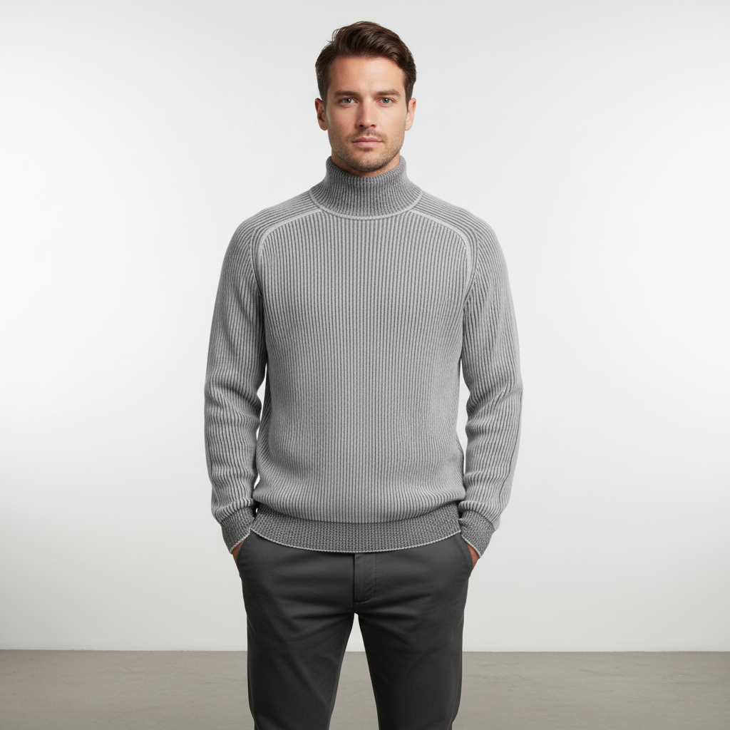 Klassischer Rollkragenpullover - Eleganter Herrenpullover Robin