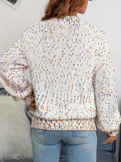 Weicher Rundhals Pullover Damen Klassisch