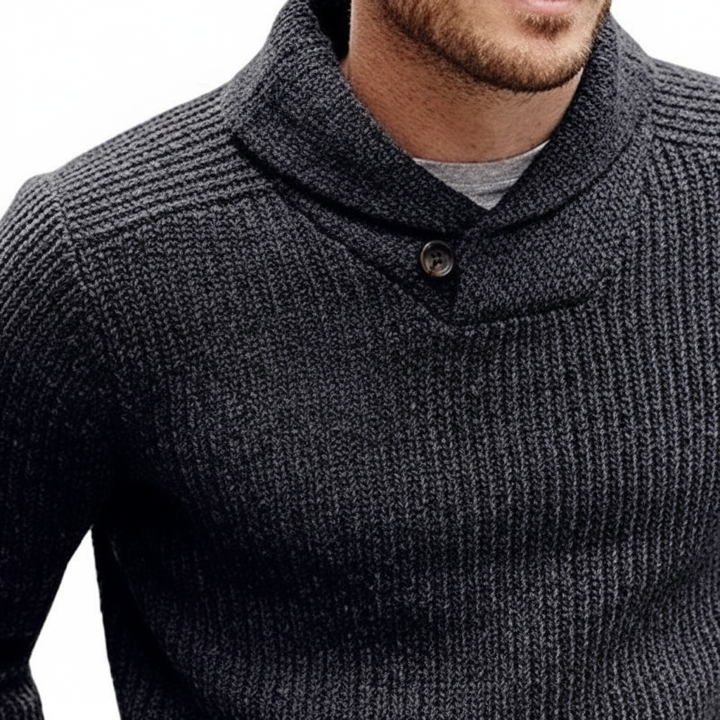 Klassischer Strickpullover Warm Französisch