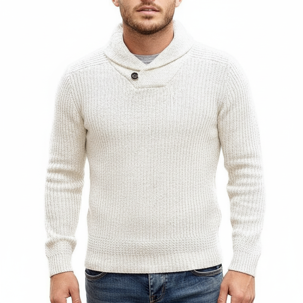 Klassischer Strickpullover Warm Französisch