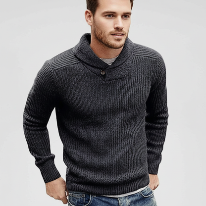 Klassischer Strickpullover Warm Französisch
