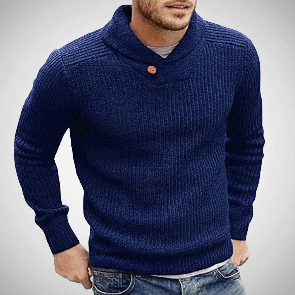 Klassischer Strickpullover Warm Französisch