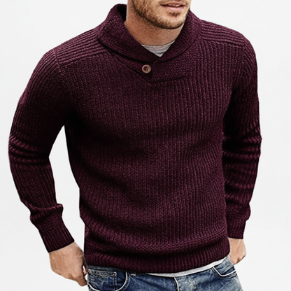 Klassischer Strickpullover Warm Französisch