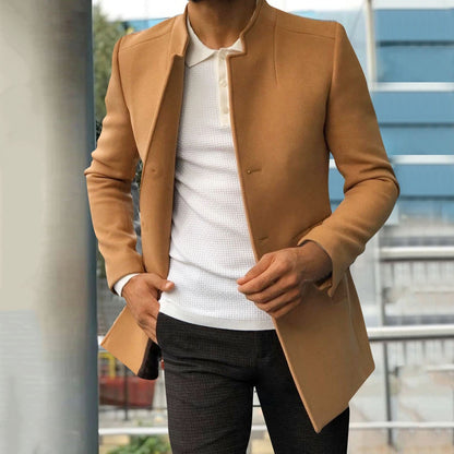 Elarova |  Klassischer Trenchcoat für Herren