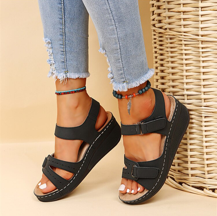 Komfortable Damen Sandalen mit orthopädischer, rutschfester Sohle für den Sommer