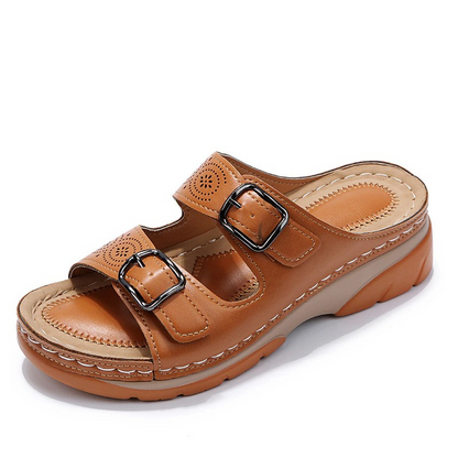 Komfortable Lyla Orthopädische Ledersandalen für den Sommer