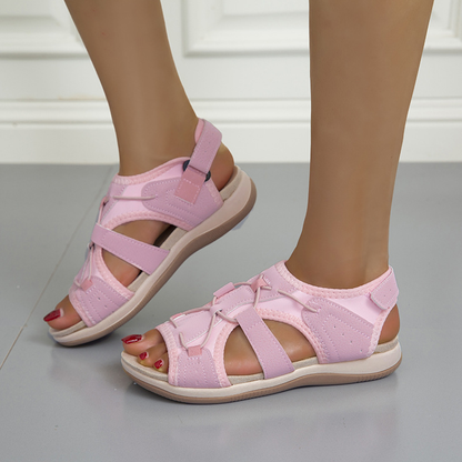 Komfortable, stützende und stylische orthopädische Damensandalen (handgefertigt)