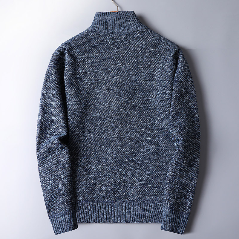 Komfortabler Herren Strickpullover mit Reißverschluss