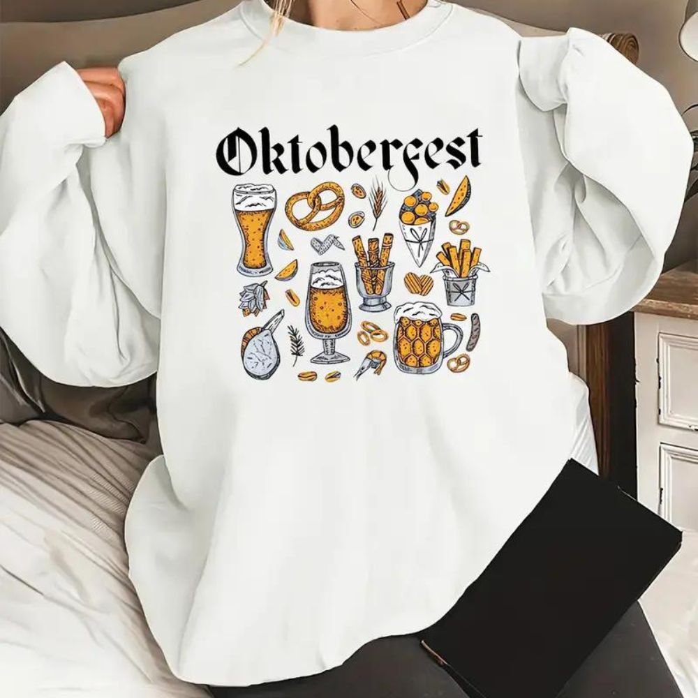 Komfortables Despoina Damen-Sweatshirt fürs Oktoberfest