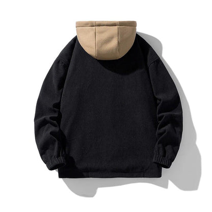 Kord Kapuzenjacke für Herren - Gefüttert