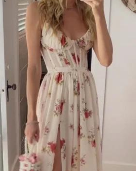 Kurzes Kleid mit Print