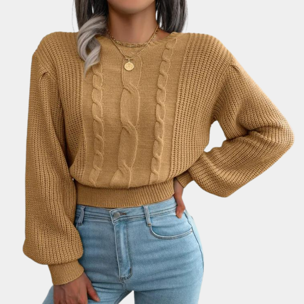 Kuscheliger Damenpullover Silvana aus weichem Strick