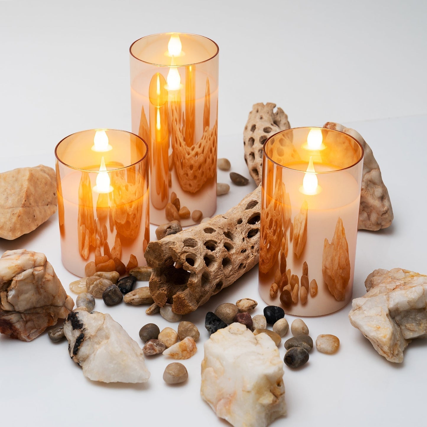 LED Kerzen-Set mit Fernbedienung Elegante Atmosphäre