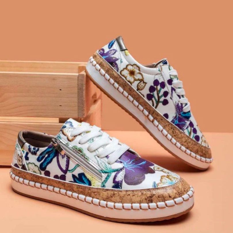 LOLA Orthopädische Blumen-Turnschuhe