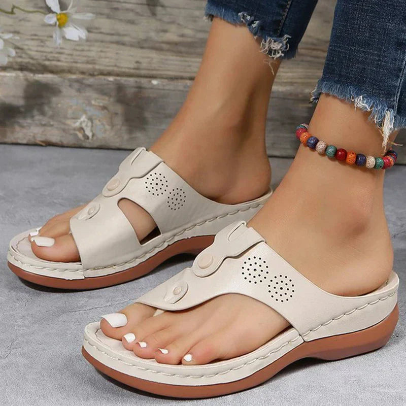 LOLLY Orthopädische Sandalen mit Keilabsatz