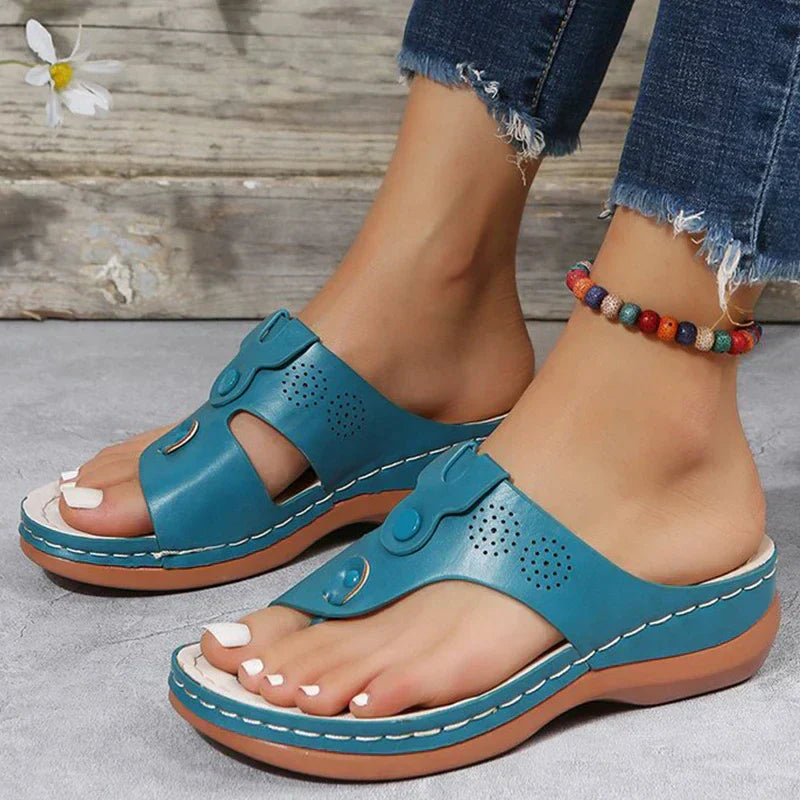 LOLLY Orthopädische Sandalen mit Keilabsatz