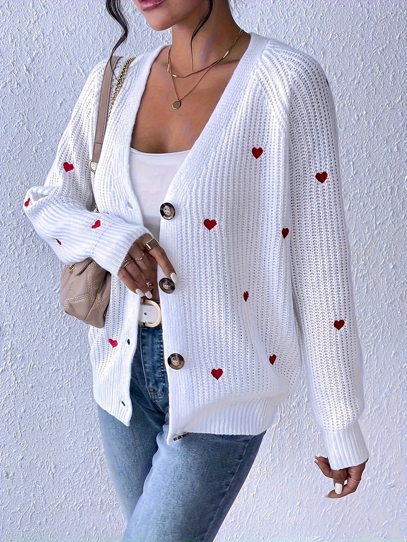 LanaLux™ – Elegante Lange Damen Strickjacke mit Komfortschnitt