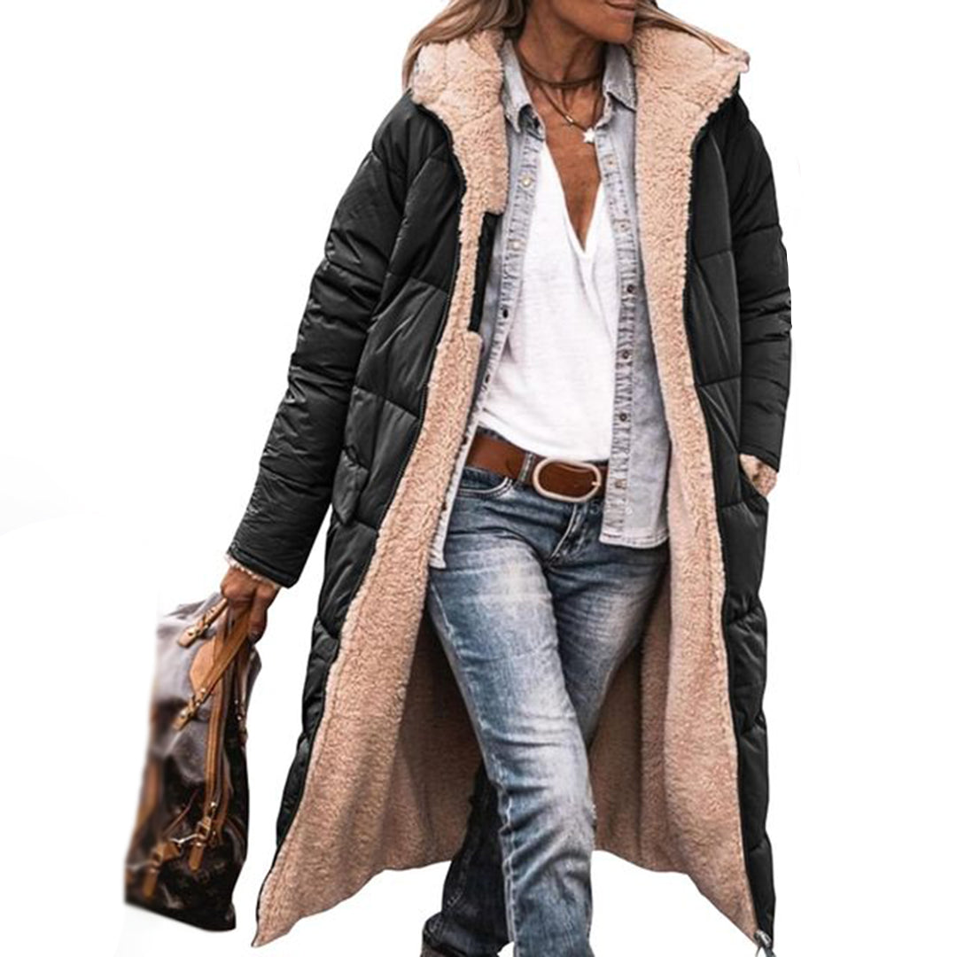 Lang und eleganter Damen-Wintermantel aus der HAZEL Kollektion
