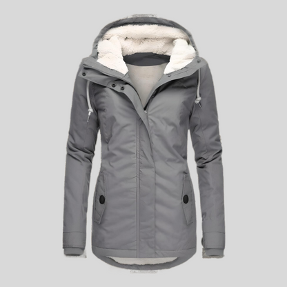 Elarova |  Lange Wasserdichte Winterjacke Mit Kapuze & Futter