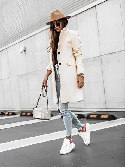 Elarova |  Langer Trenchcoat für Damen