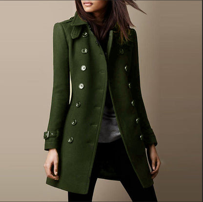 Elarova |  Langer Trenchcoat für Damen