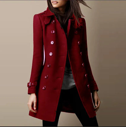 Elarova |  Langer Trenchcoat für Damen