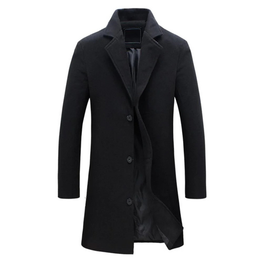 Elarova |  Langer Trenchcoat für Herren