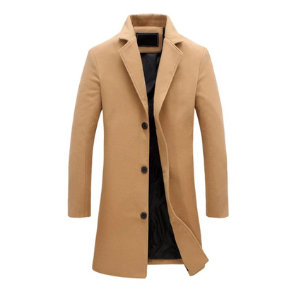 Elarova |  Langer Trenchcoat für Herren