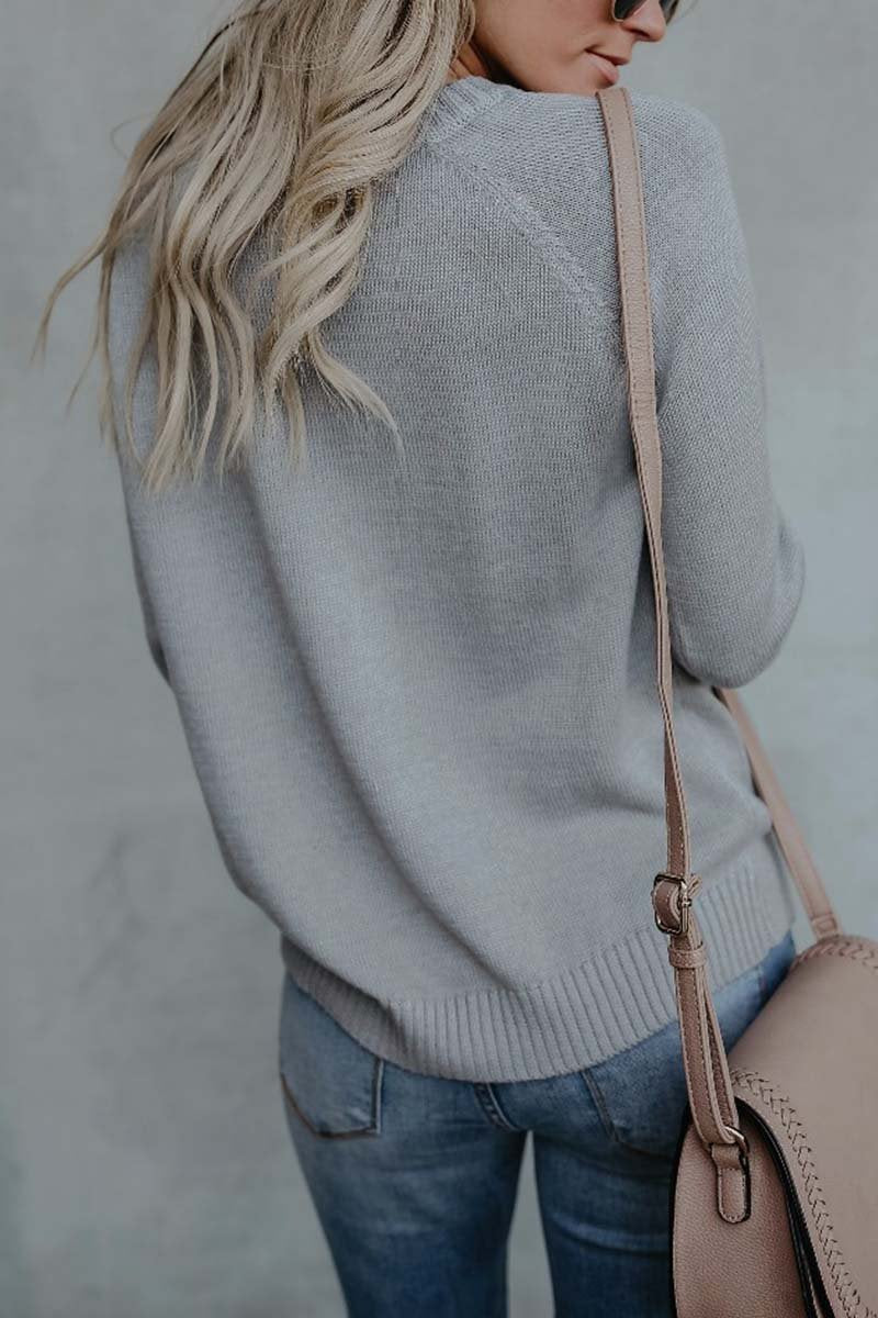 Lässiger und entspannter Winterpullover