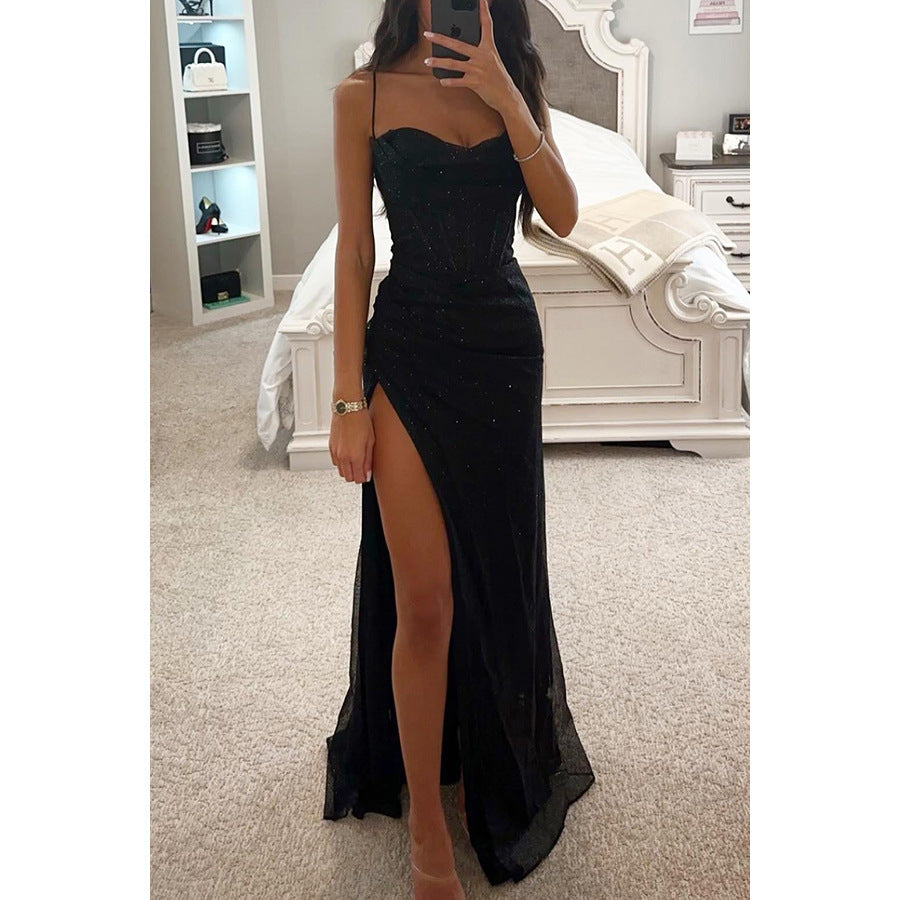 Lässiges Damenkleid Tanya mit Schlitz
