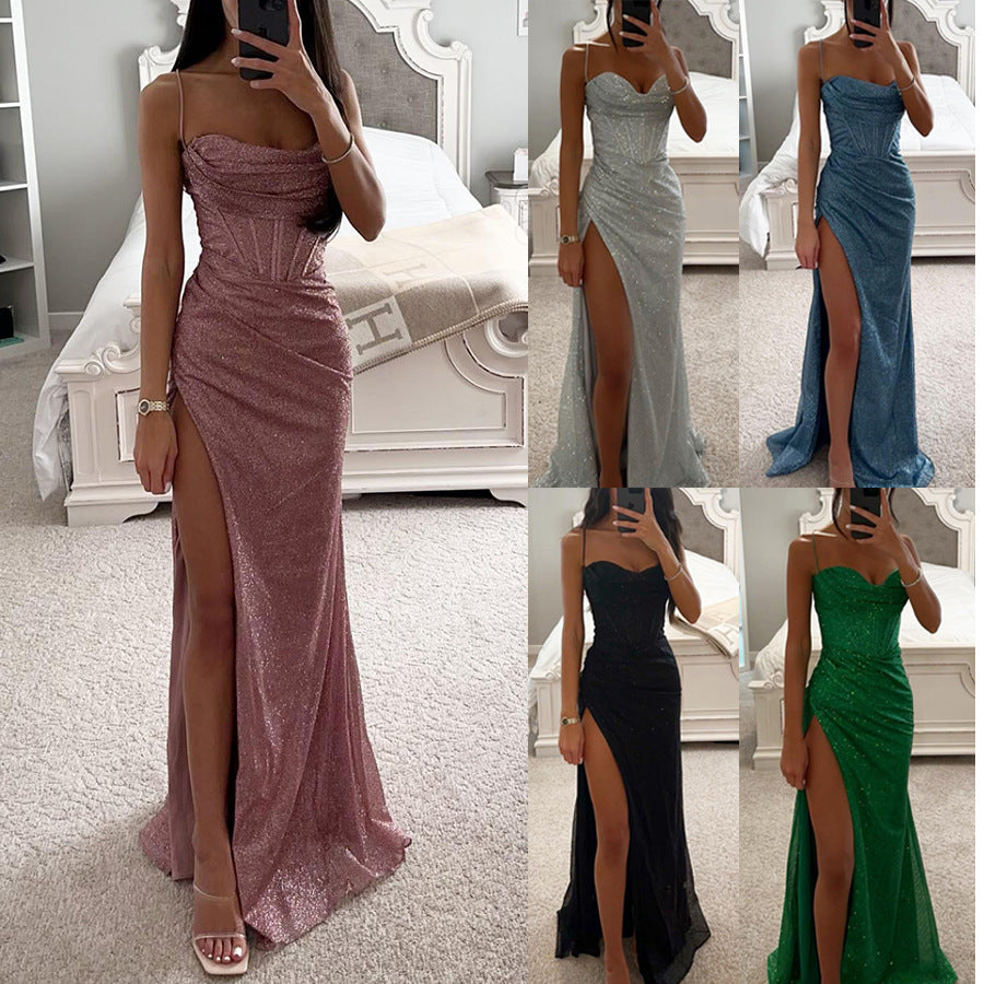 Lässiges Damenkleid Tanya mit Schlitz