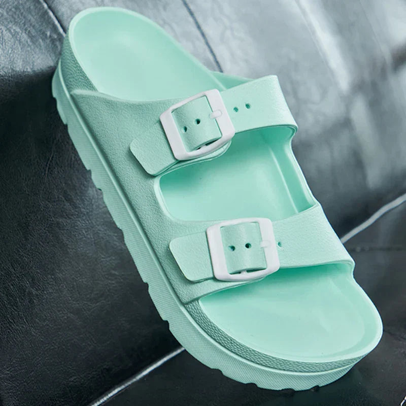 Laura® Damen-Sandalen: Wolkenweiche Sommer-Plattform
