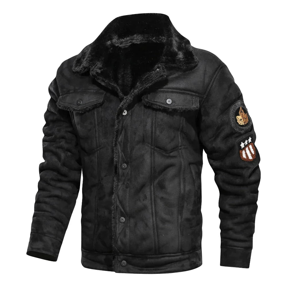 Lederjacke mit Fleecefutter - Killian
