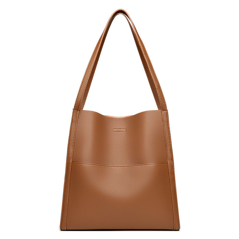Lederstil-Schultertasche