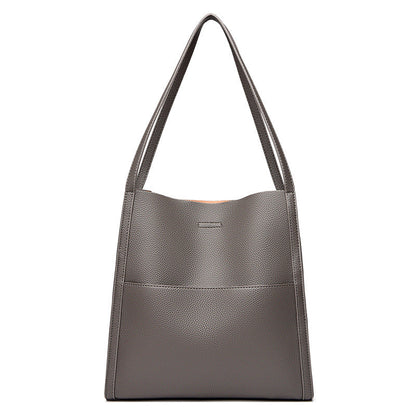 Lederstil-Schultertasche